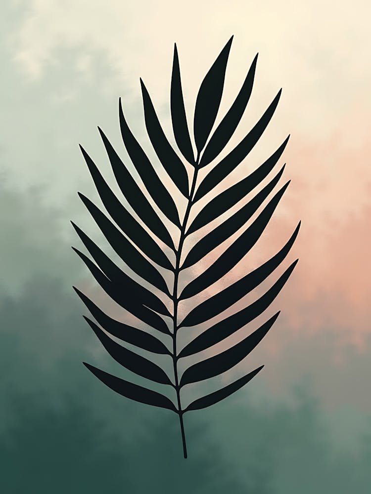 Elegant Petal Strokes in Calm Beige