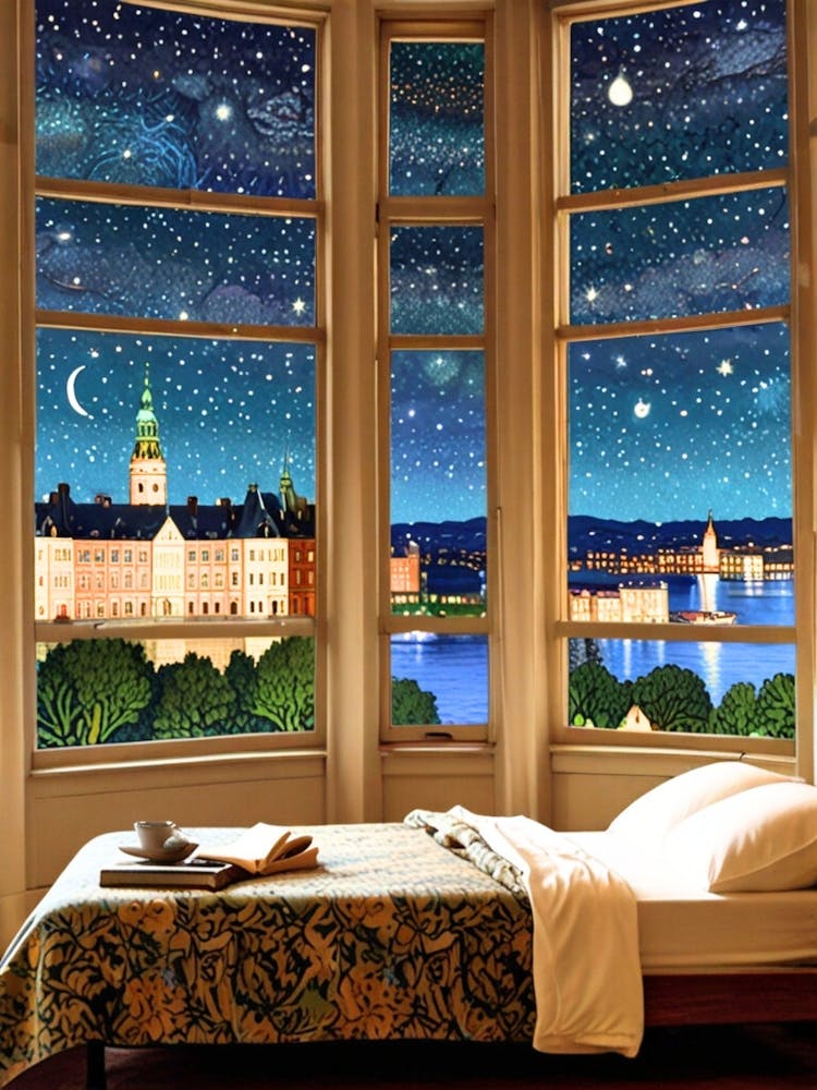 William Morris Swedish Night Sky