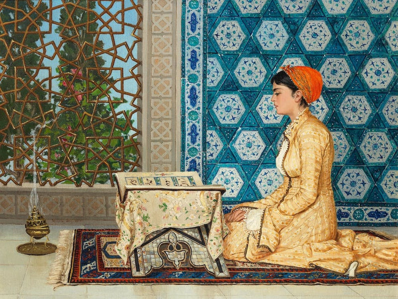 Young Woman Reading, Osman Hamdi Bey