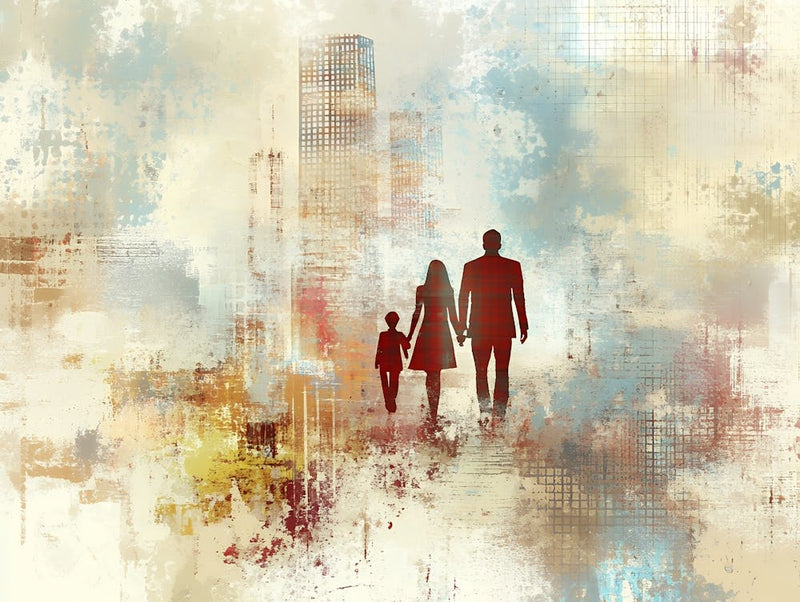 Family Portrait Art Painting
