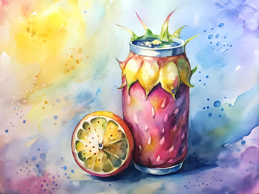 Dragonfruit Lemon Soda Thailand