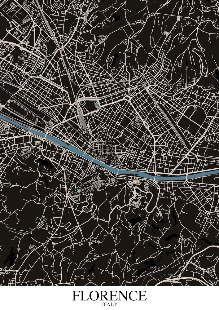Florence Noir Bleu