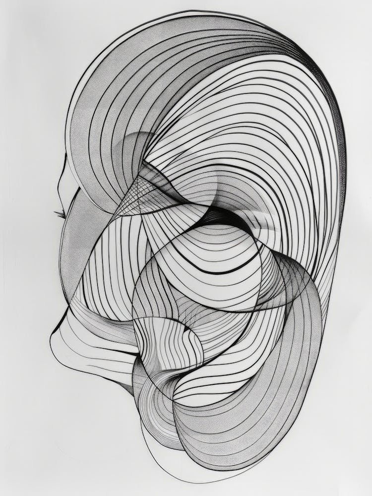 Line Drawing Of A Head