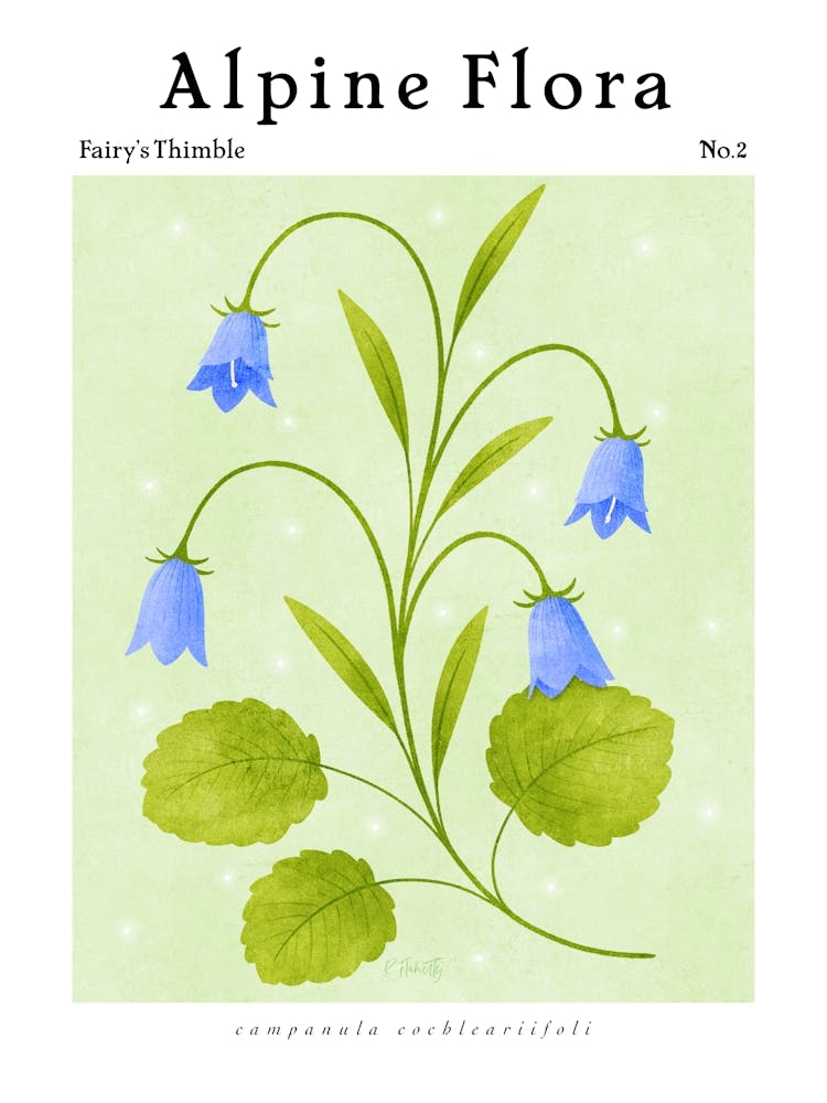 Alpine Flora Fairy Thimble