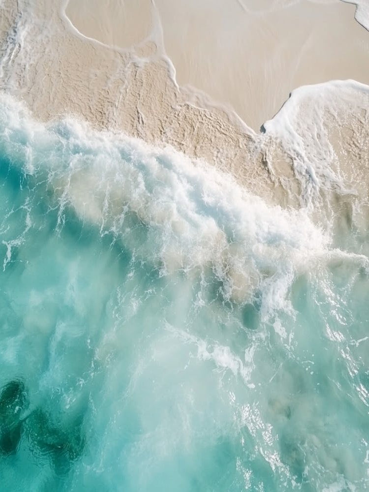 Aerial Shot Of A Beach