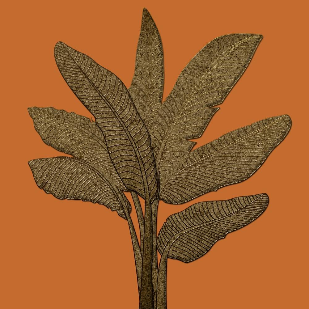 Banana Plant Copper Look