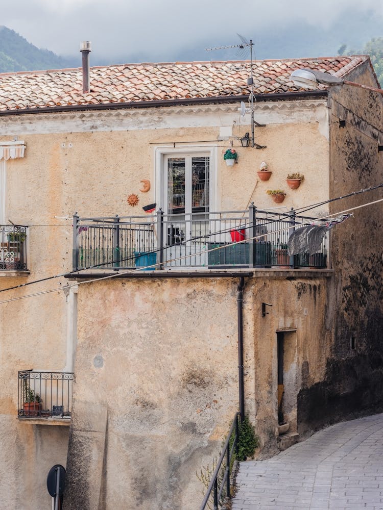 Street Scene In Italy