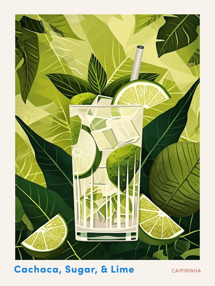 Art Deco Caipirinha 4 Poster