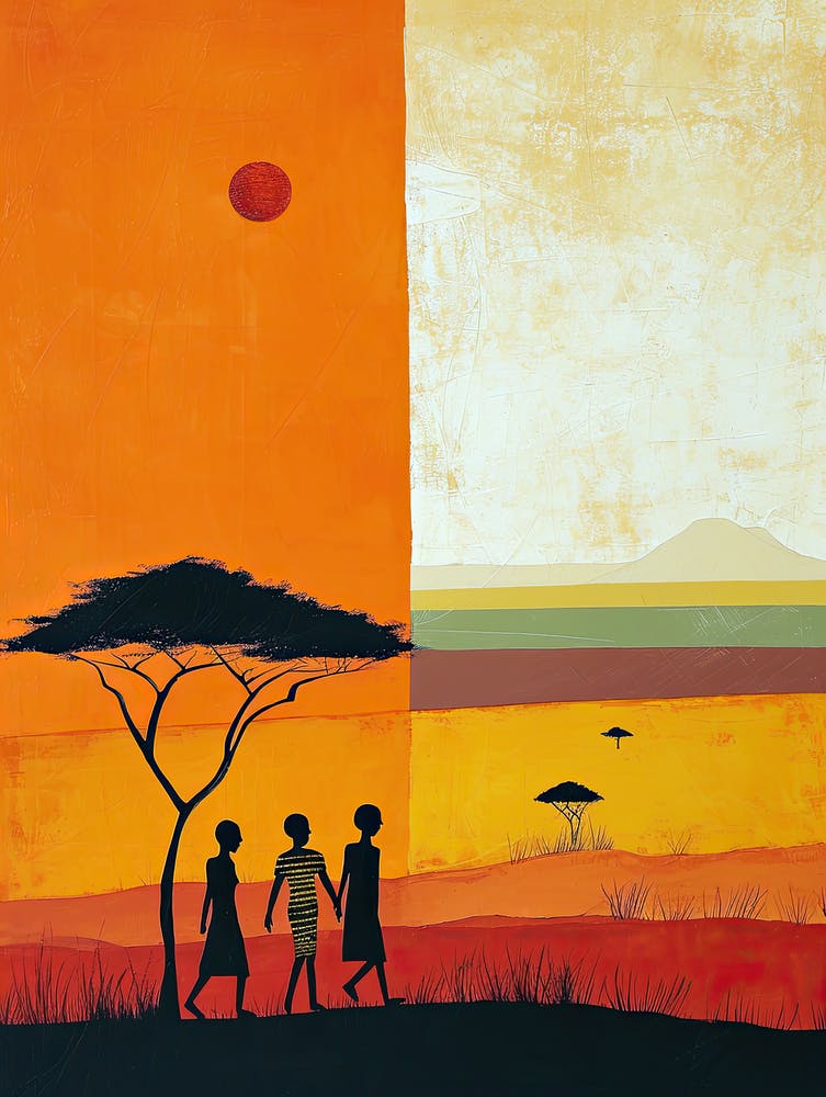 The African Woman; A Boho Scenic