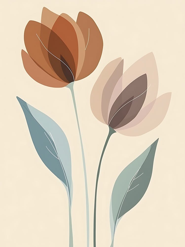 Vintage-inspirierte blühende Blumen