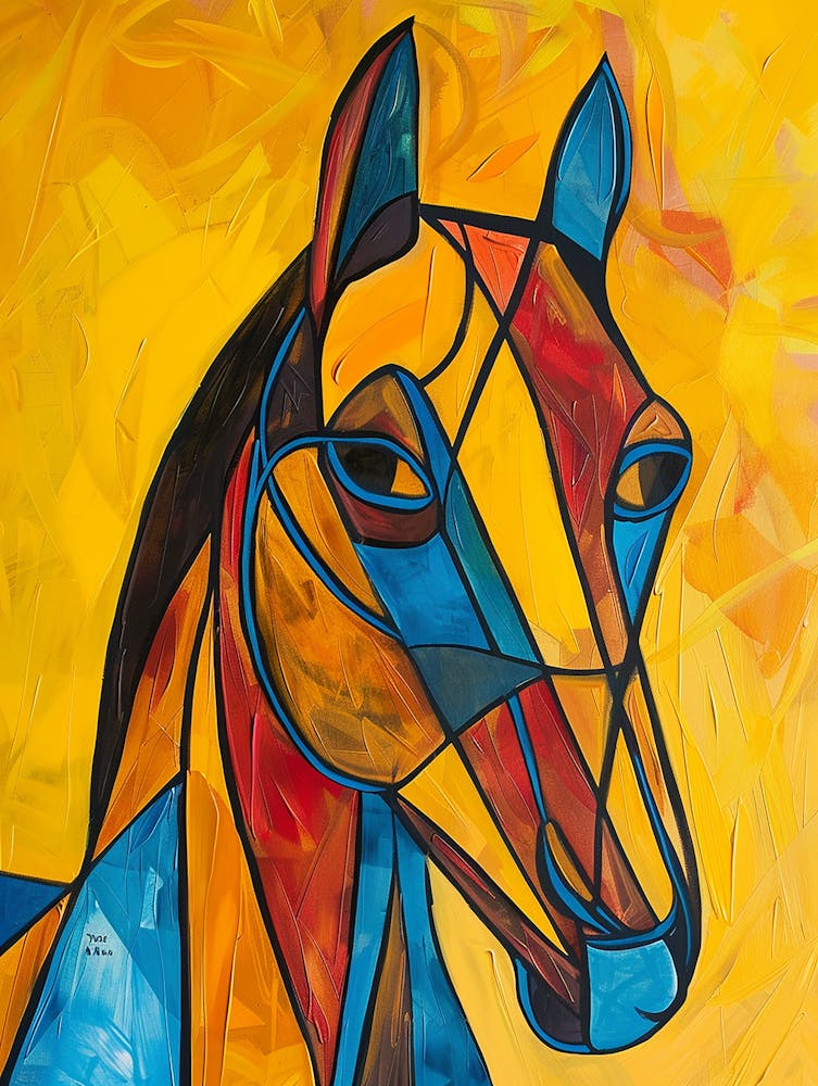 Abstract Horse Painting 4