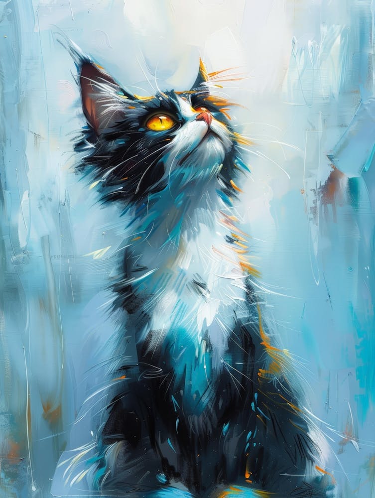 Cat Painting 10