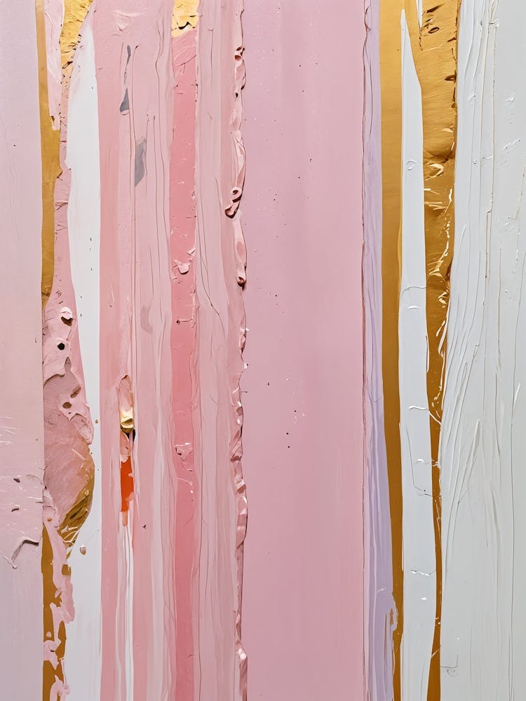 Pink And Gold Stripes no1