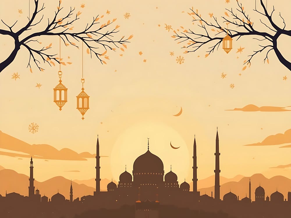 Ramadan Hintergrund 2
