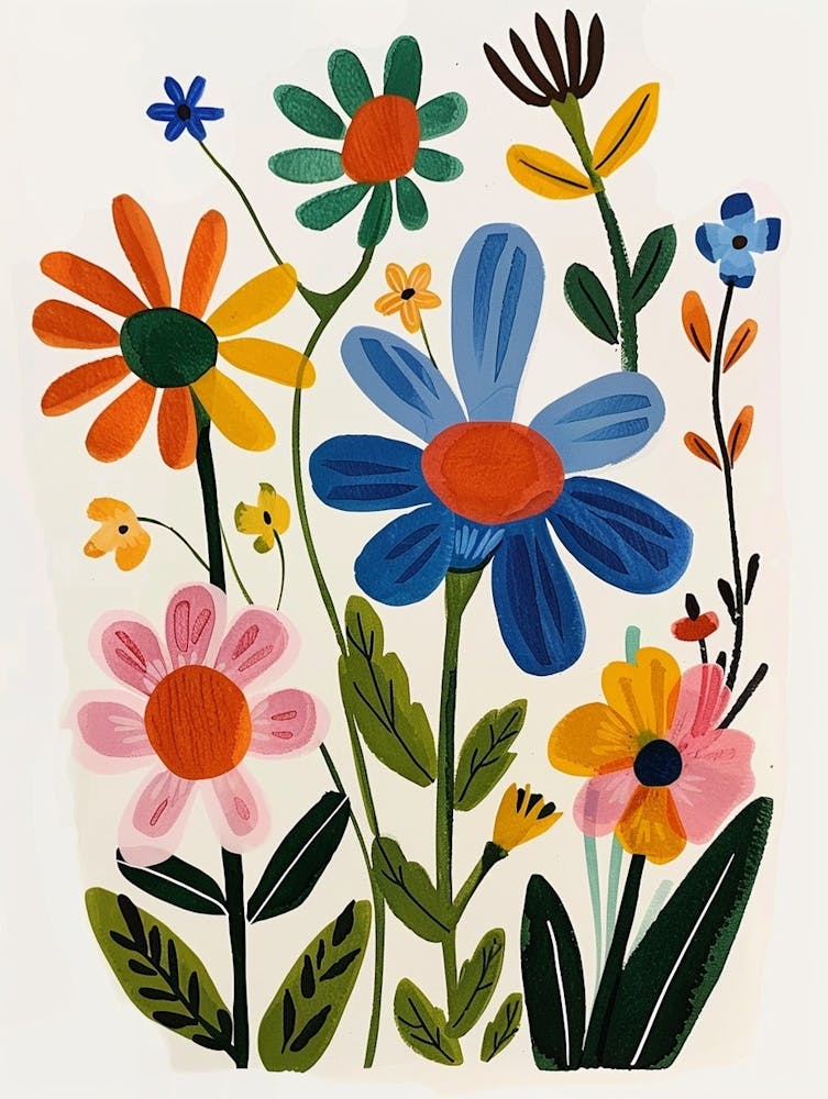 Painted Florals Cineraria 3