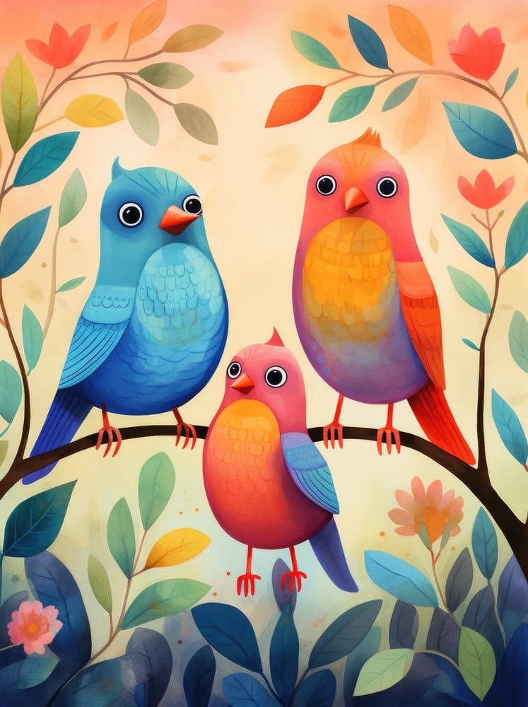 Family Of Birds