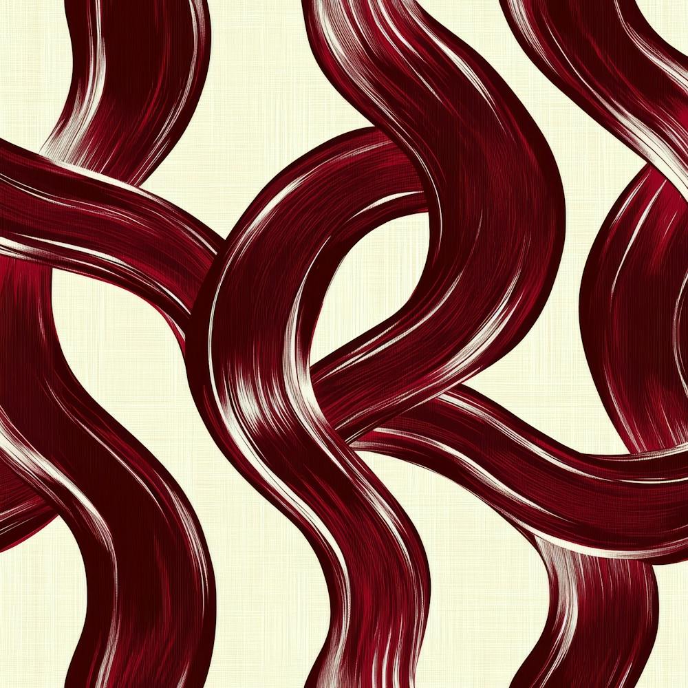 Burgundy Swirls