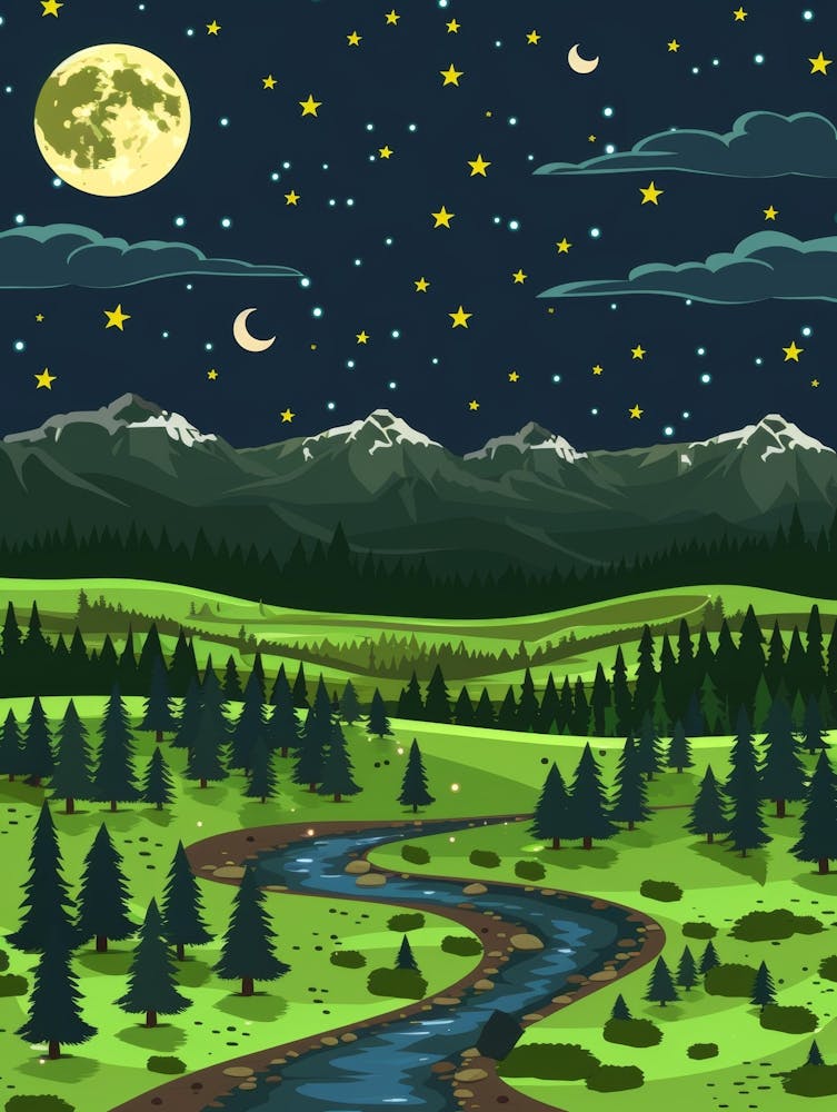 Nachtlandschaft 2