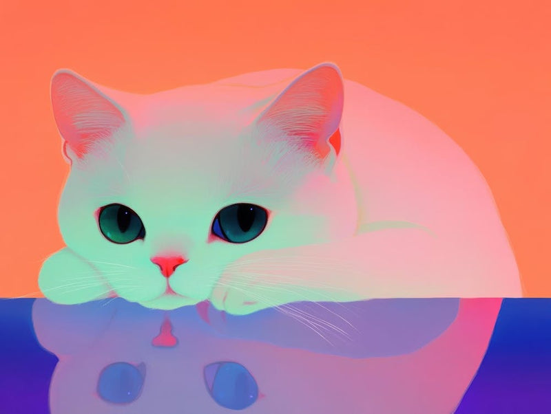 Psychedelic Cat 1