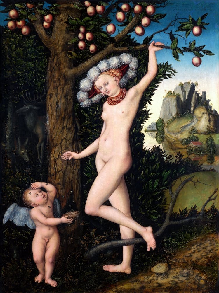 Cupid Complaining To Venus, Lucas Cranach
