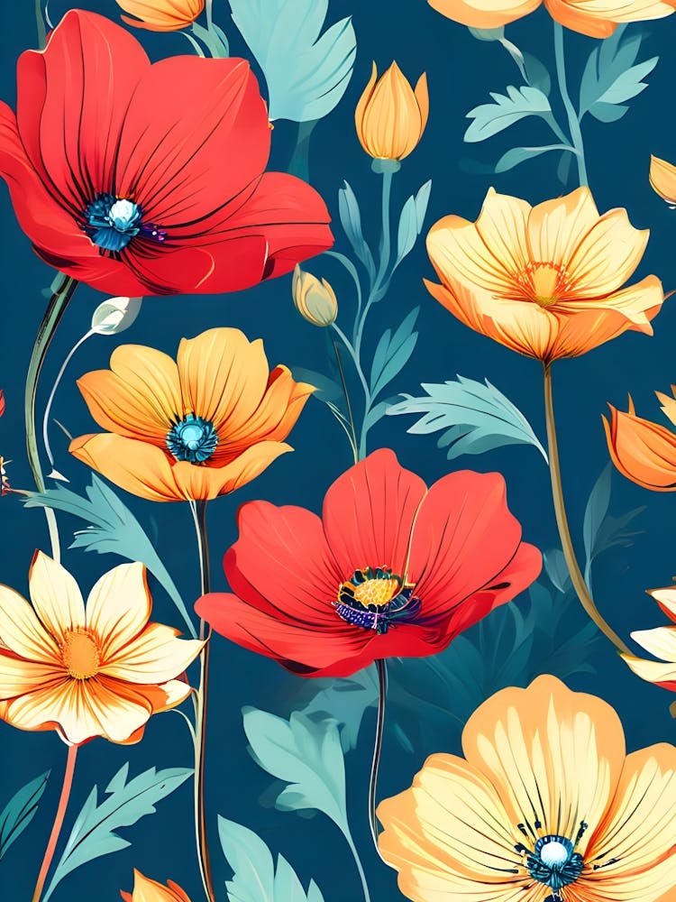 Floral Seamless Pattern 2