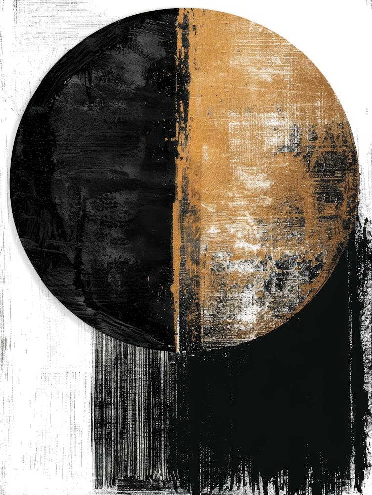 Black And Gold Canvas Print 11