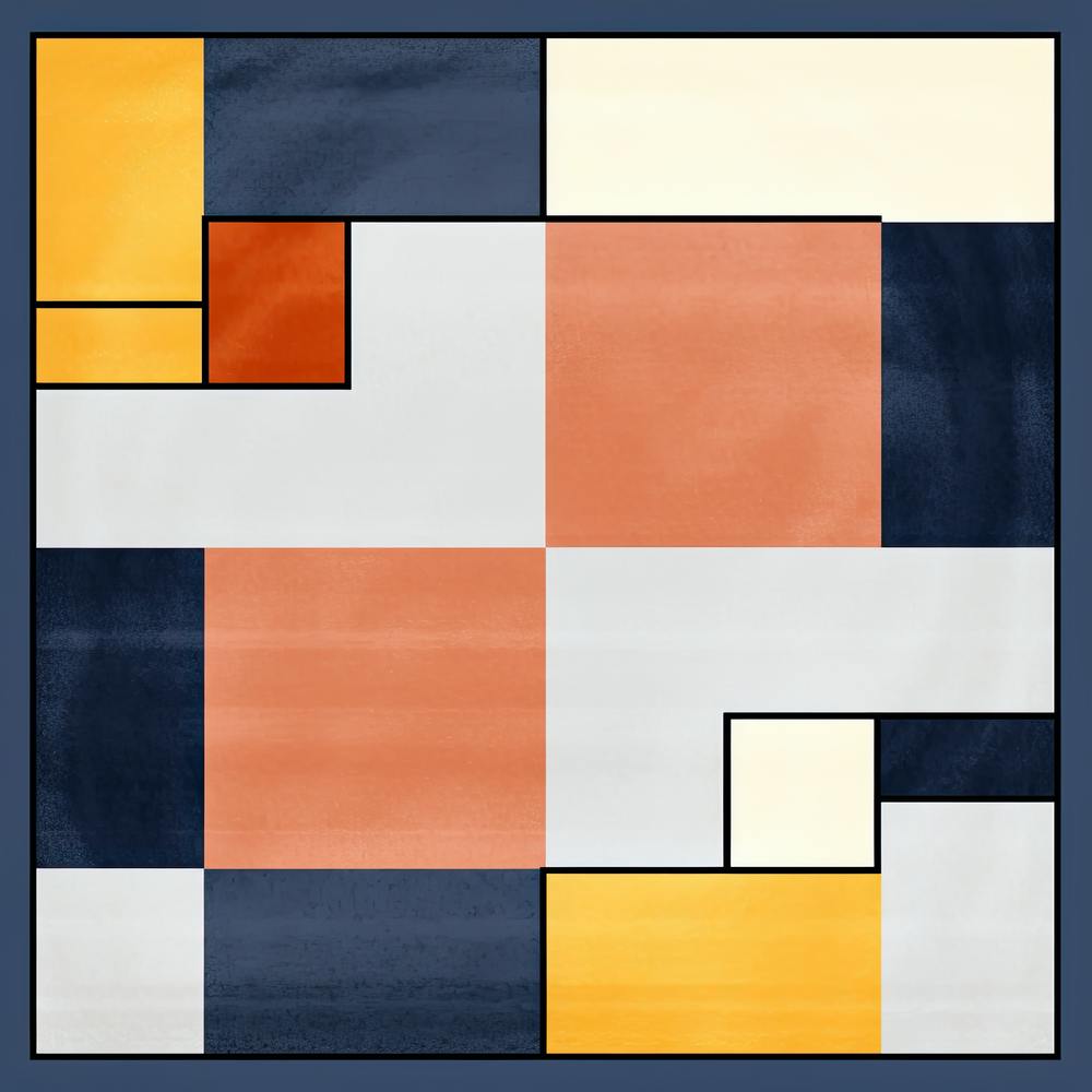 Radiant Remix: Retro Geometric Fusion