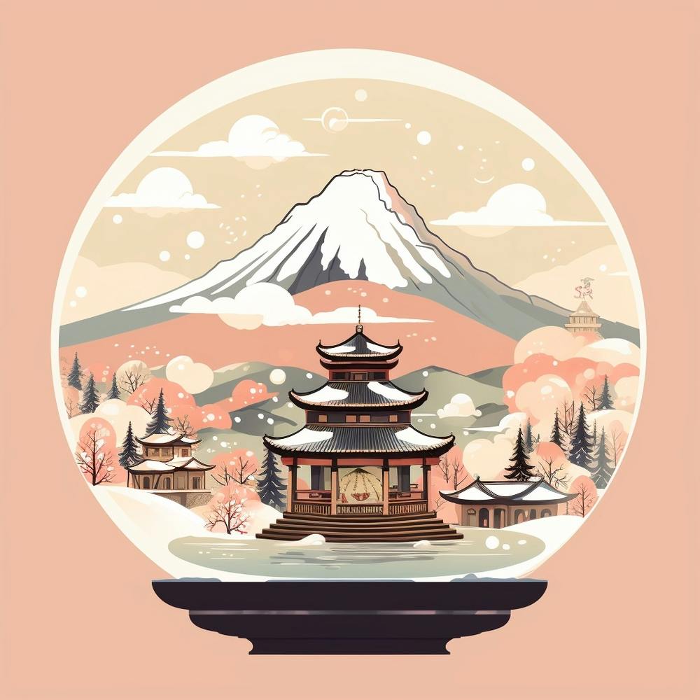 Nagano Japan Snowglobe