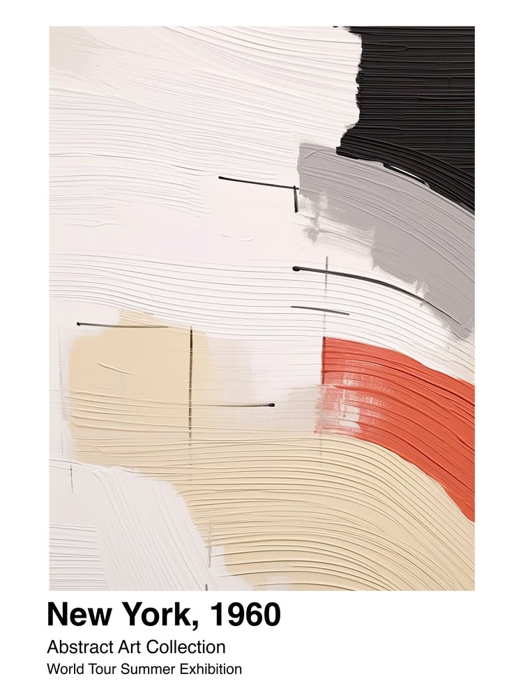 World Tour Exhibition, Abstract Art, New York, 1960 8