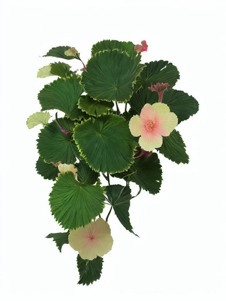 Wax Begonia (Begonia X Semperflorens Cultorum) Watercolor