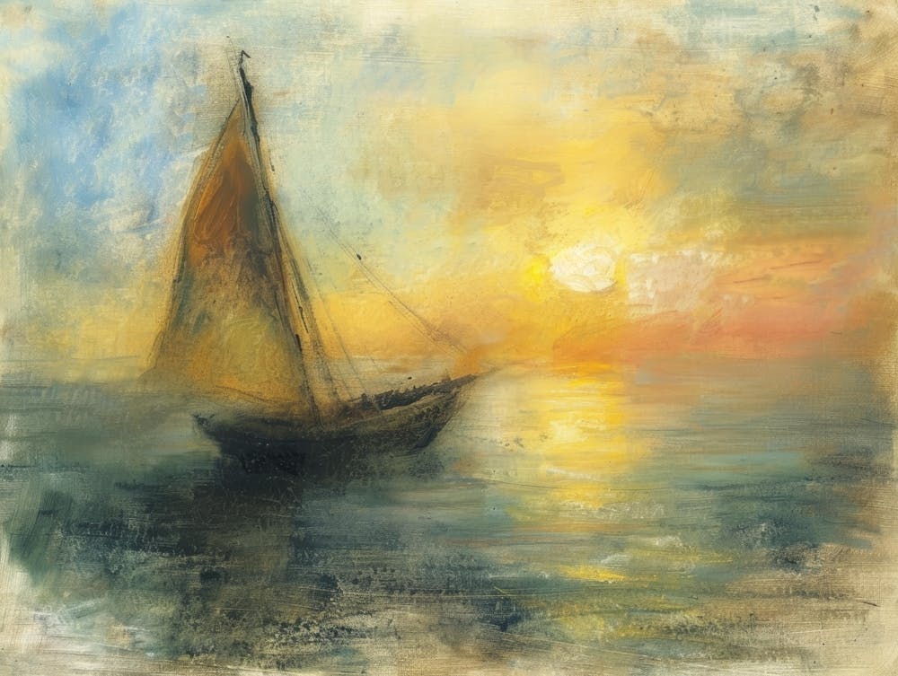 Sailboat At Sunset 38