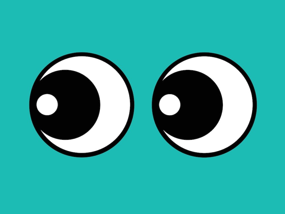 Making Eyes Left Turquoise