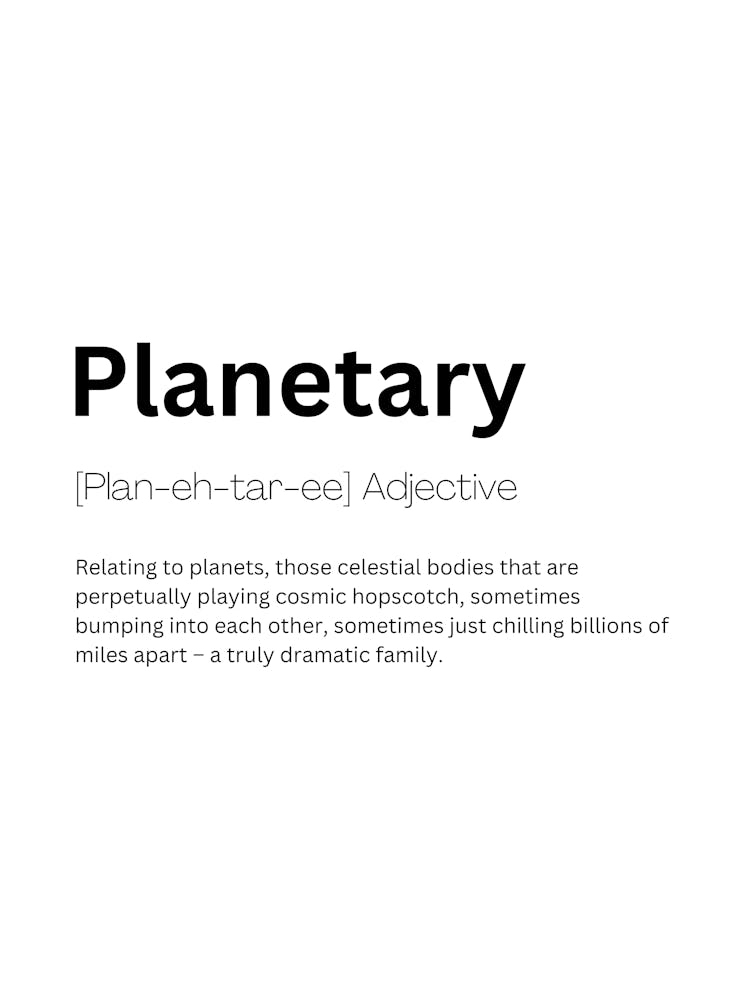 Planetary Definition Meaning