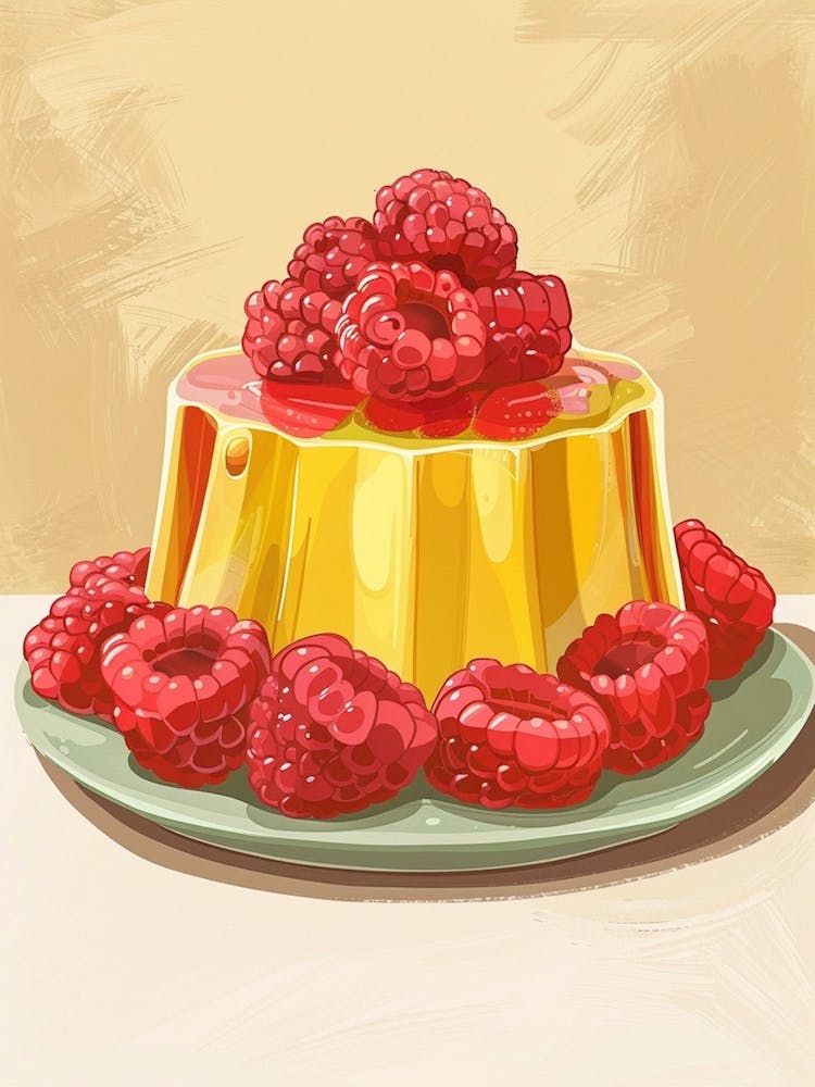 Panna Cotta mit Himbeergelee 1