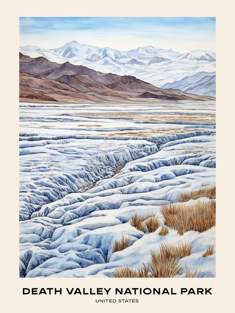 Death Valley National Park United States Of America 3 Poster
