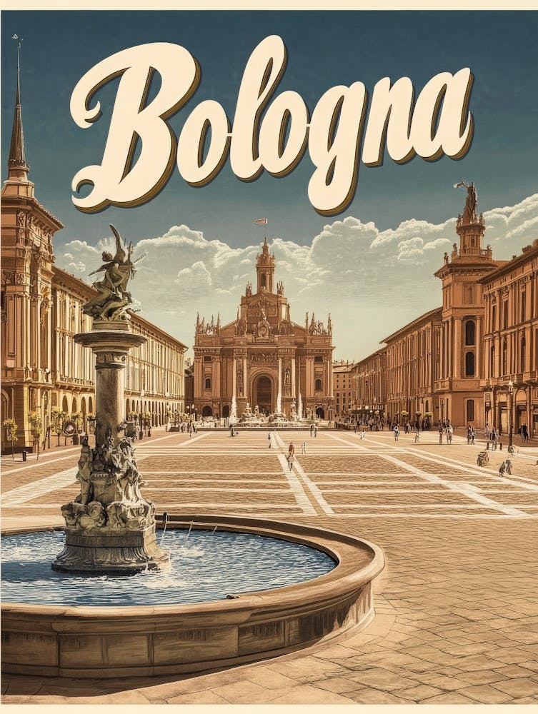 Aihrgdesign A Classic 1960s Travel Poster For Bologna Showcas 75eb0616 3ee1 401c 9804 Eb15b9fc0207 1