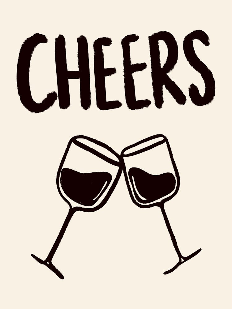 Cheers Wine Glasses