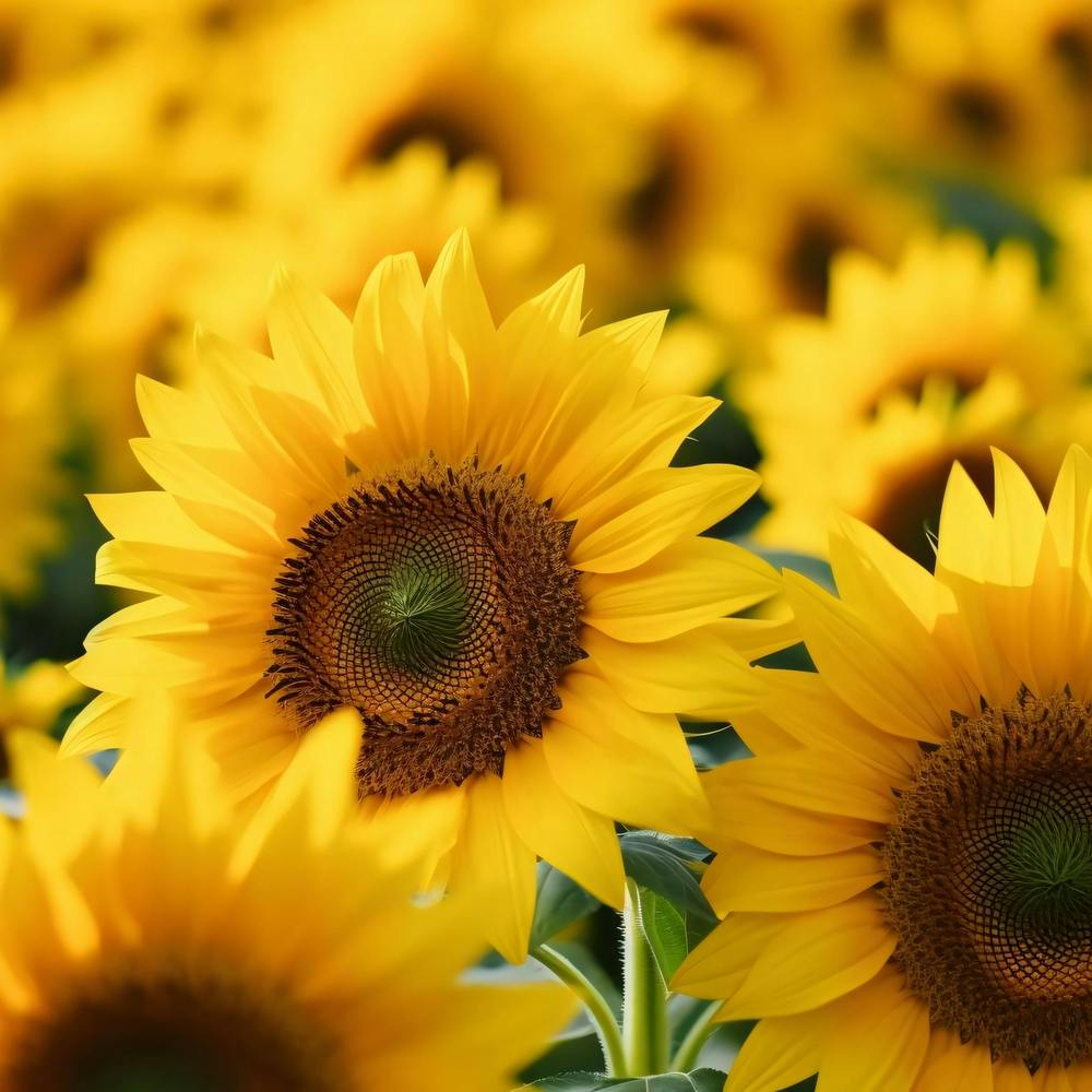 Sunflowers In The Field Photo 1