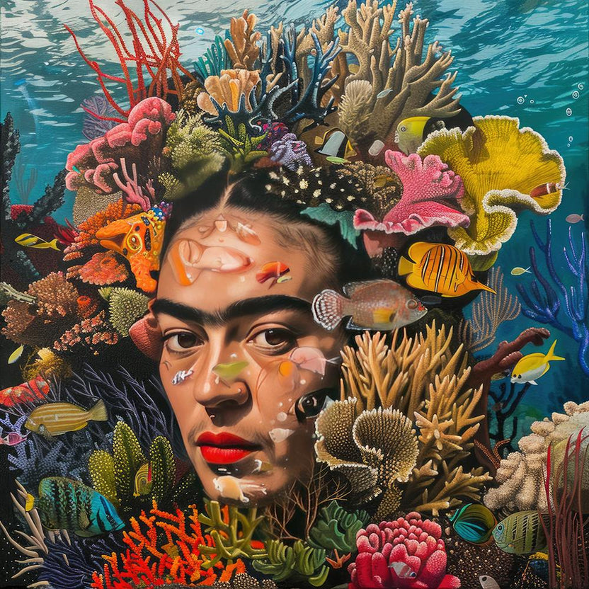 Frida Kahlo and the Coral Reef. Animal Conservation Series 1