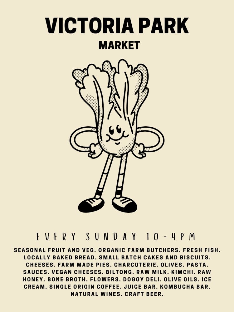 Victoria Park Farmers Market Retro Food Kitchen