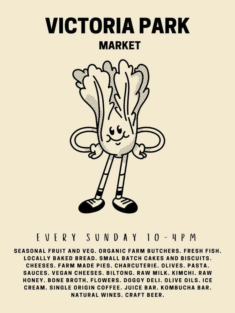 Victoria Park Farmers Market Retro Food Kitchen