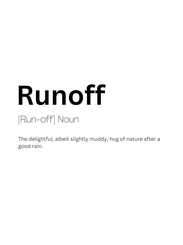 Runoff Definition Meaning