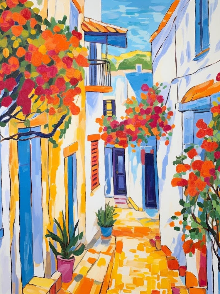 Sousse Tunisia 2 Fauvist Painting