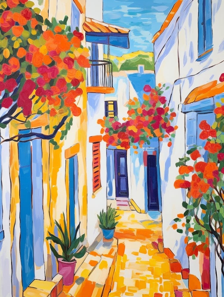 Sousse Tunisia 2 Fauvist Painting