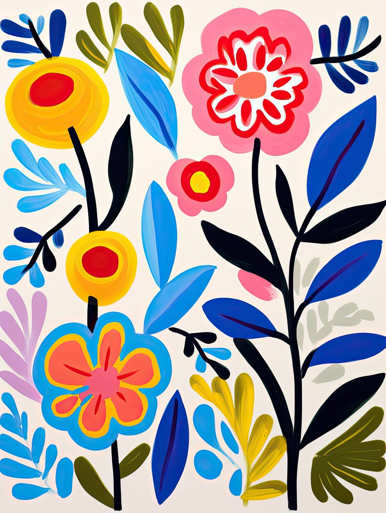 Flowers 3, Matisse style