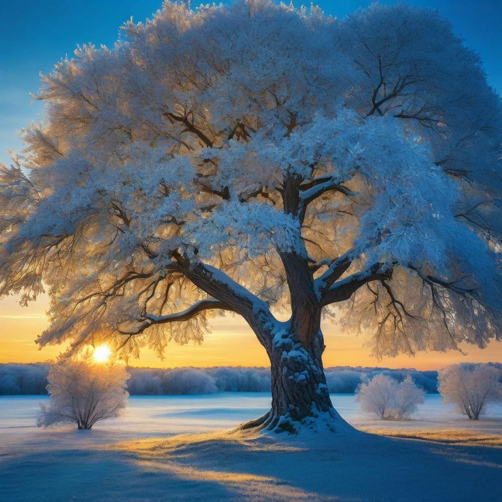Tree In The Snow