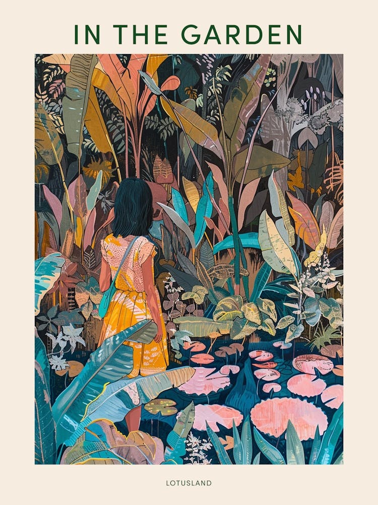 In The Garden Poster Lotusland Usa 2