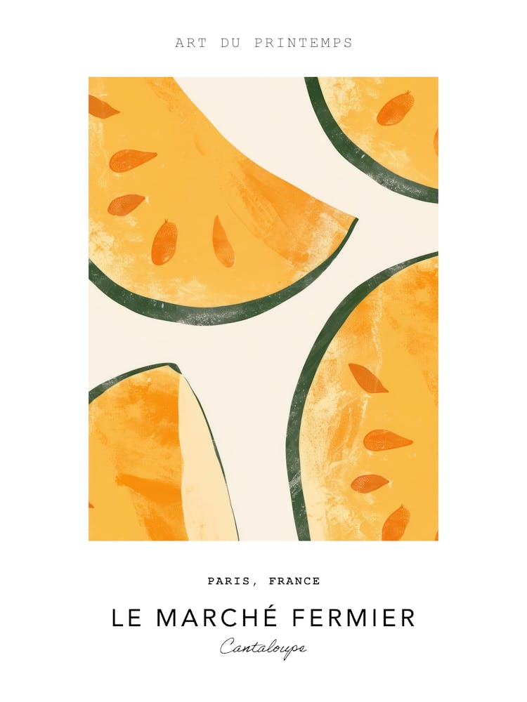 Cantaloupe Der Bauernmarkt Poster 3