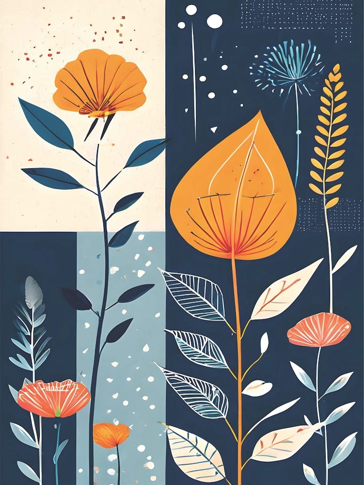 Abstract Harmonious Blooms 2