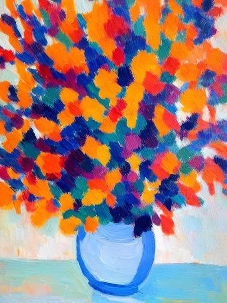 Pop Them In A Vase Matisse Inspired Flower